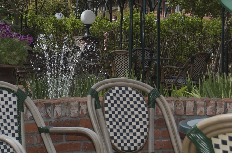 Im Garten vom Pfannkuchenhaus