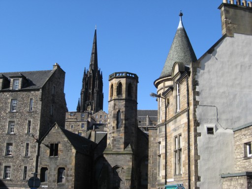 Sonne über Edinburgh