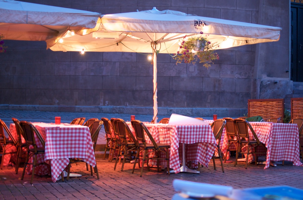 Idylle vor dem Ristorante Italiano